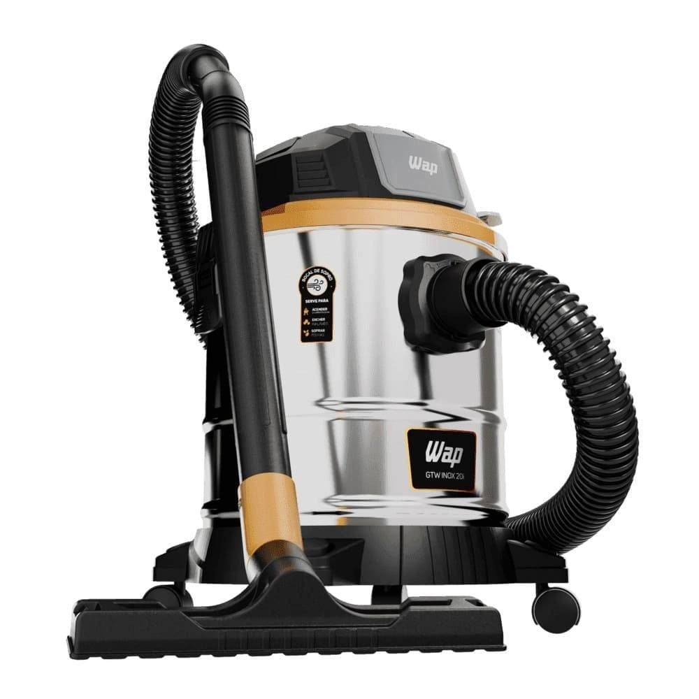 Aspirador De Pó E Água Wap 20 Litros Inox GTW20i 1900W