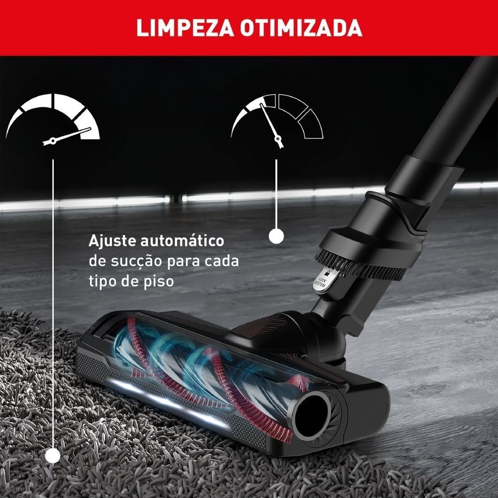 Aspirador de Pó Sem Fio Arno X-Force Flex 9.60 Rh20 Bivolt