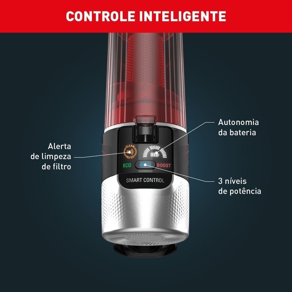 Aspirador de Pó Sem Fio Arno X-Force Flex 9.60 Rh20 Bivolt