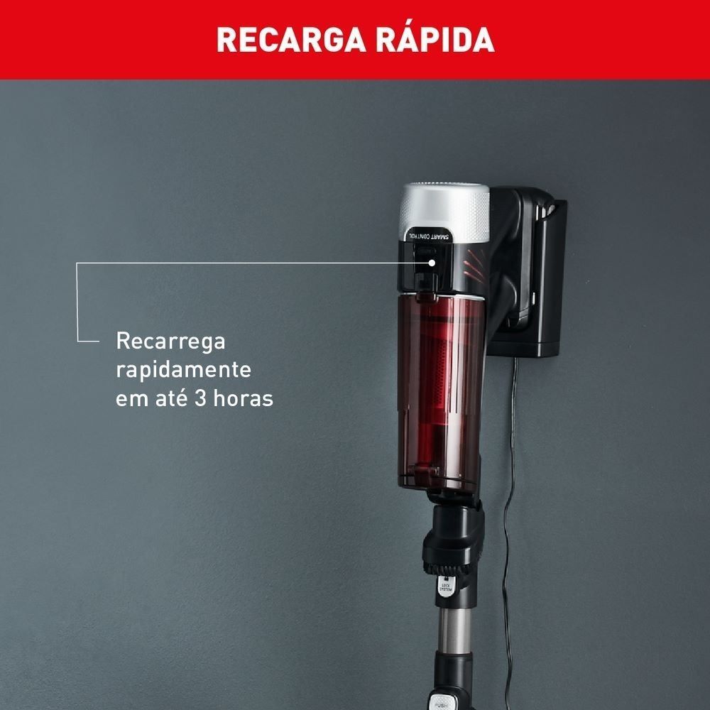Aspirador de Pó Sem Fio Arno X-Force Flex 9.60 Rh20 Bivolt