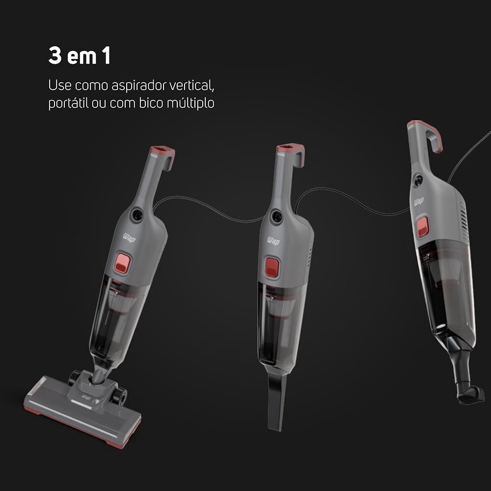 Aspirador De Pó Vertical Wap Power Speed Max 3 em 1 1600W