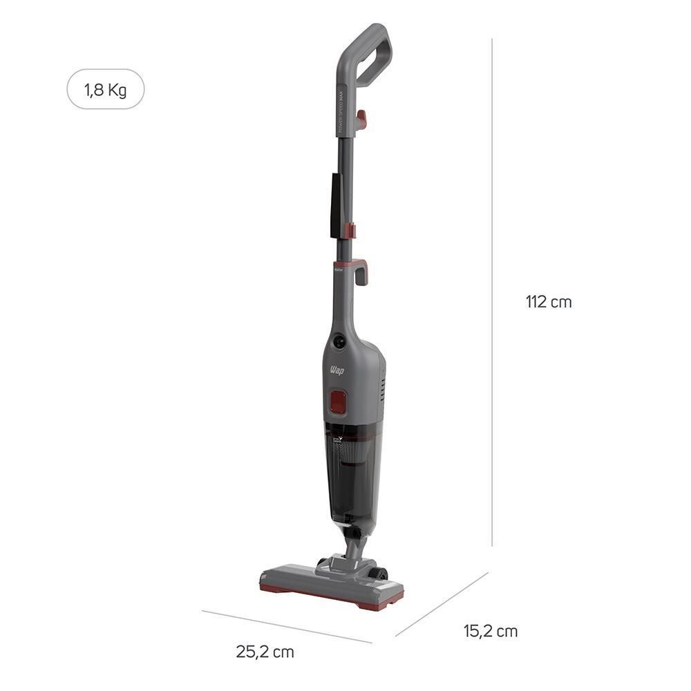 Aspirador De Pó Vertical Wap Power Speed Max 3 em 1 1600W