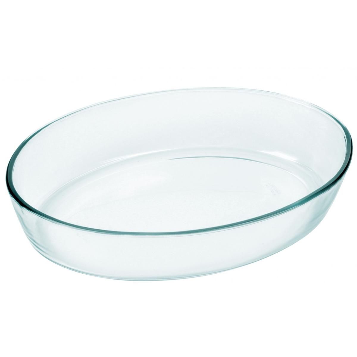 Assadeira Oval Grande 2,4 Litros Nadir - Transparente