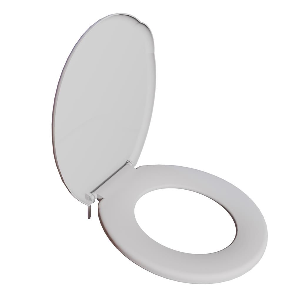 Assento Sanitário Almofadado Slim - BRANCO