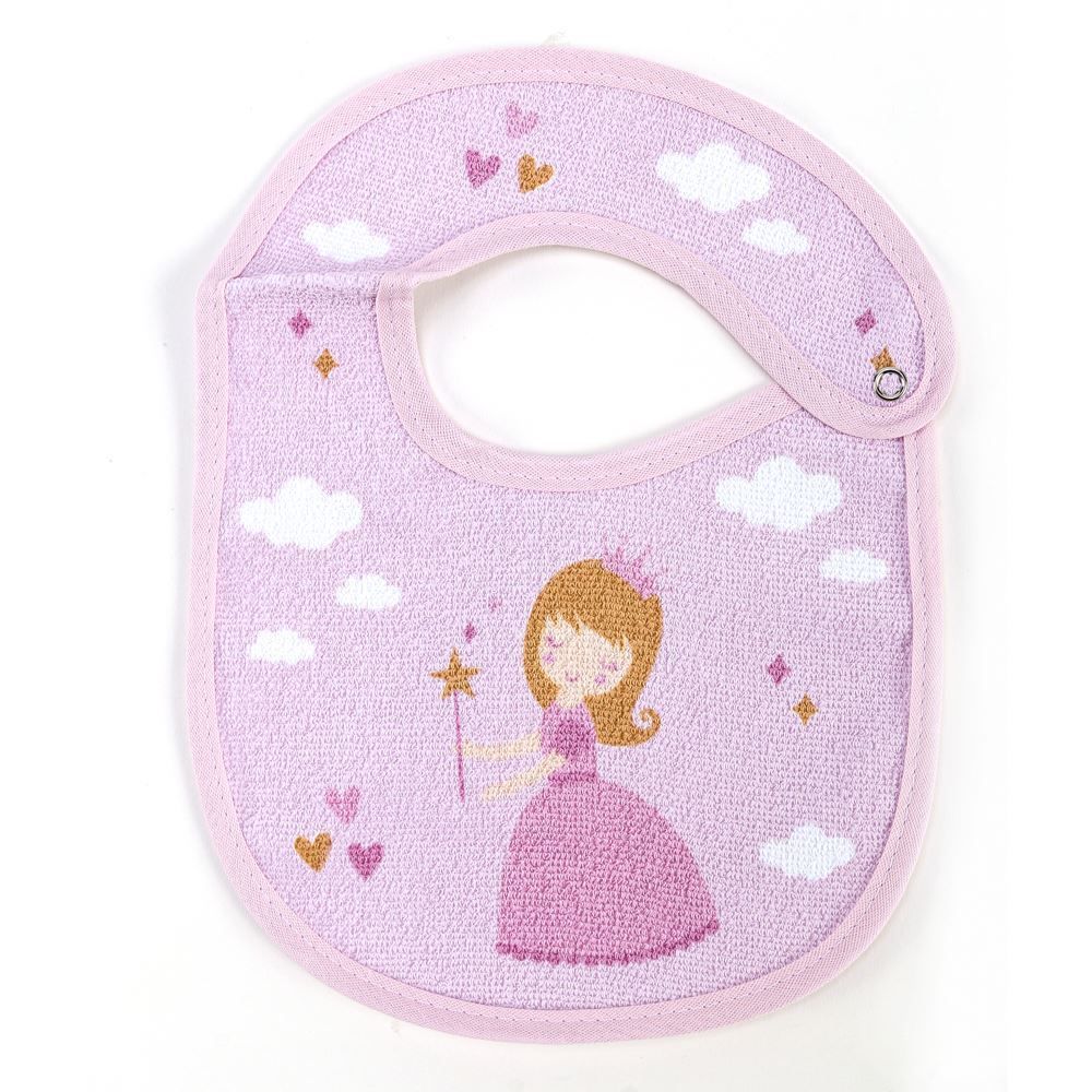 Babador Infantil Estampado Com Forro Havan Baby - Princesa