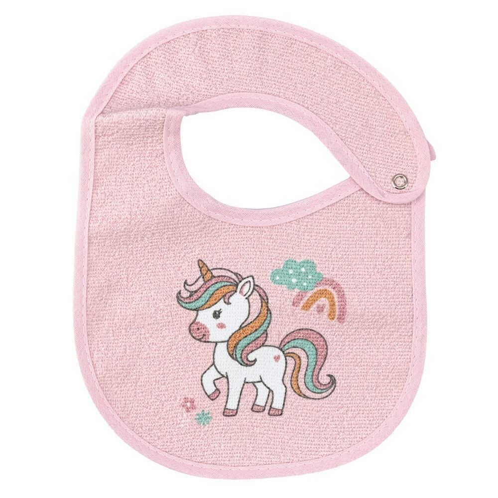 Babador Infantil Estampado com Forro Havan Baby - Unicórnio
