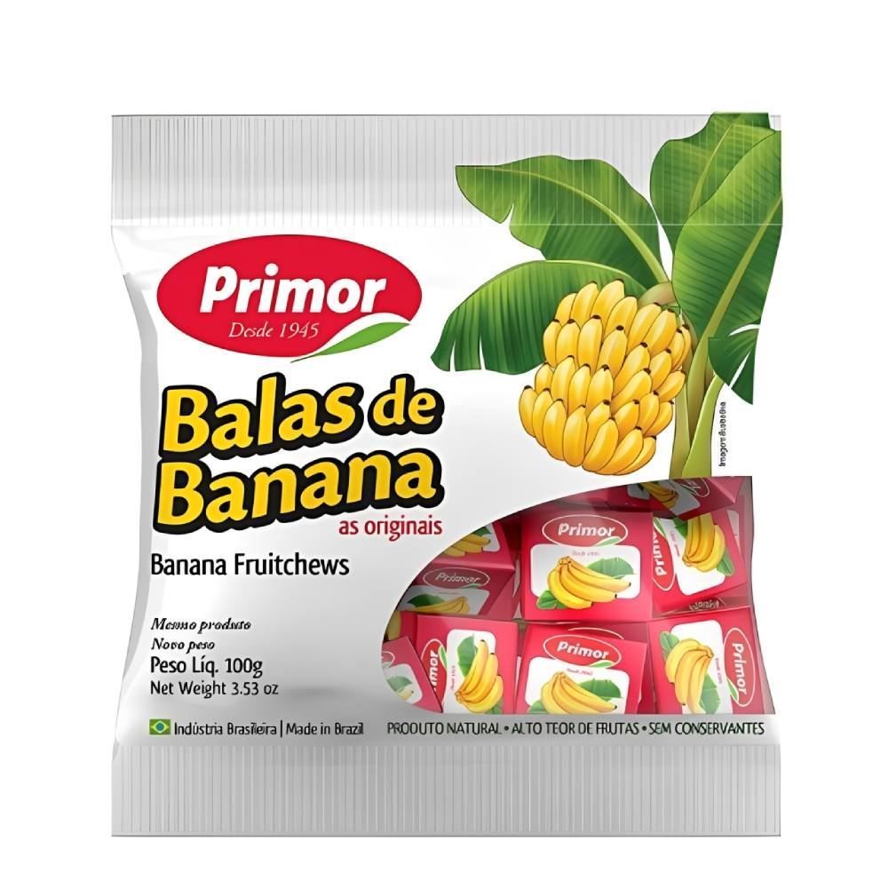 Bala de Banana Tradicional Primor - 100g