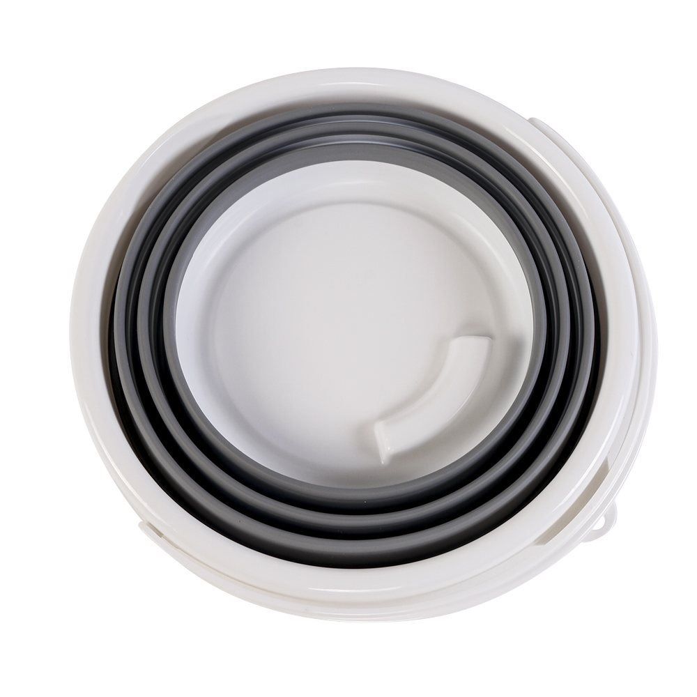 Balde Retratil Camesa 10L - Cinza 