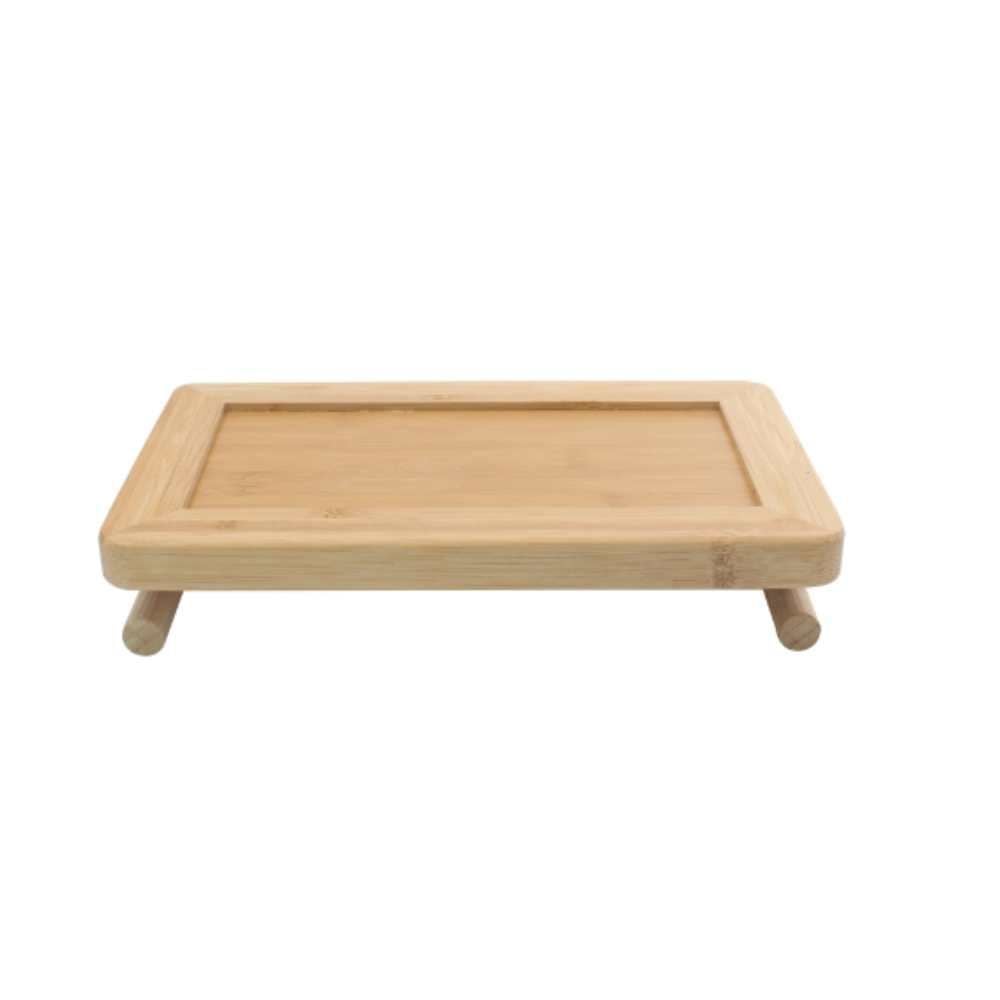 Bandeja Alça De Bambu Havan Casa - 25Cm