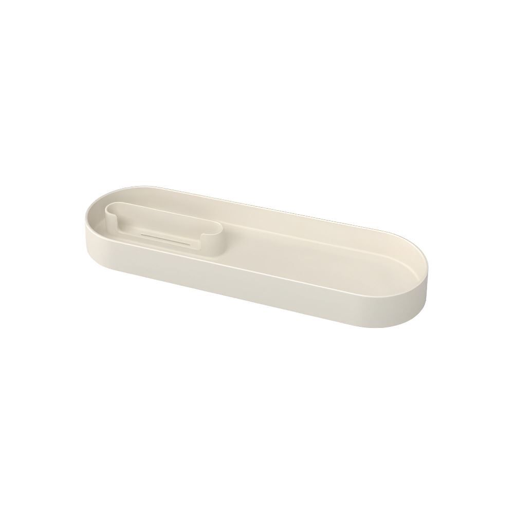 Bandeja Bancada Serene Coza 25,3 Cm - Cinza Claro