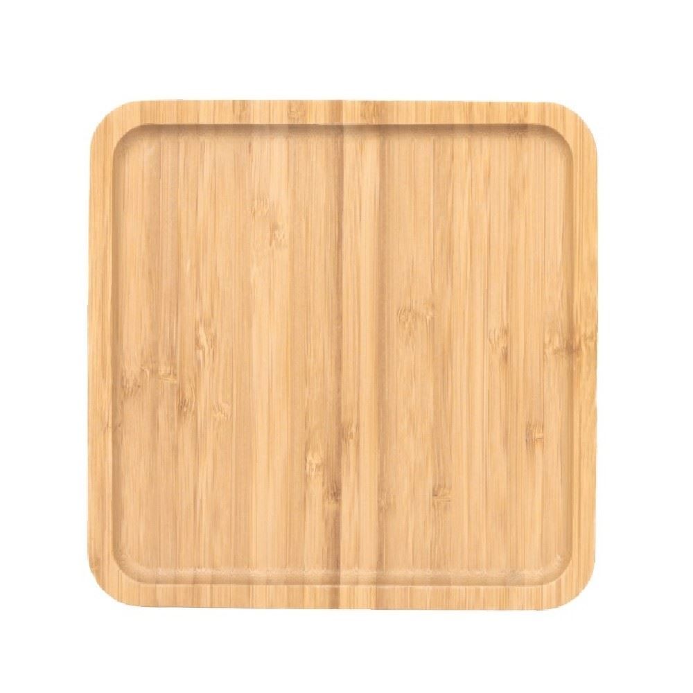 Bandeja de Bambu Quadrada 20 cm Havan Casa