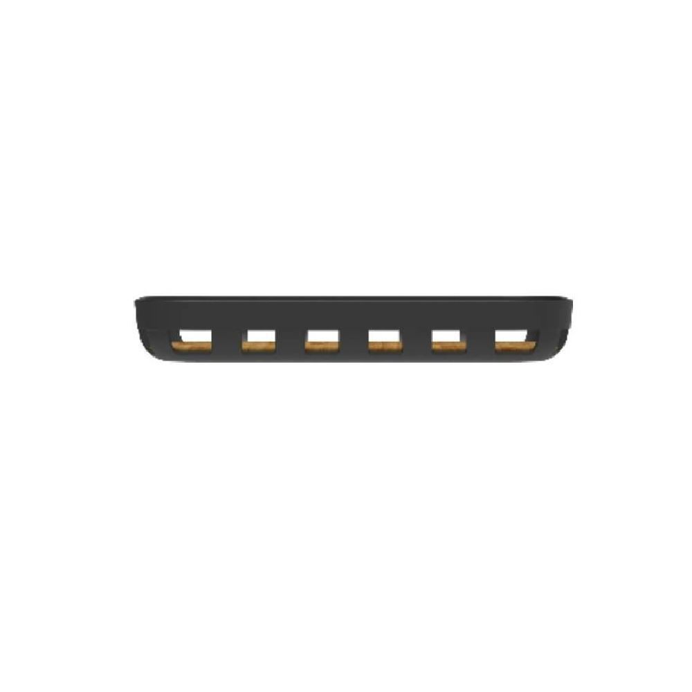 Bandeja De Servir Retangular Lume 35,5Cm Ou - Preto