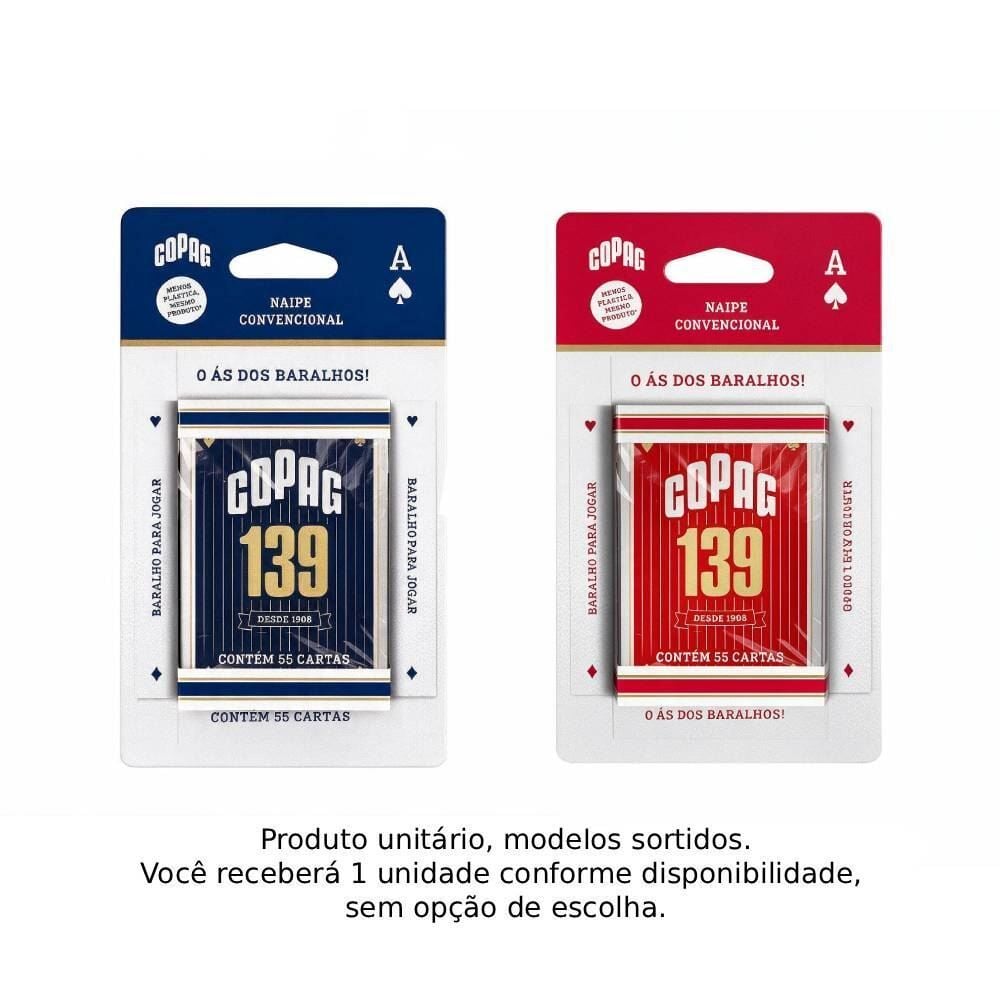 Baralho 139 Naipe Convencional Copag - Sortido