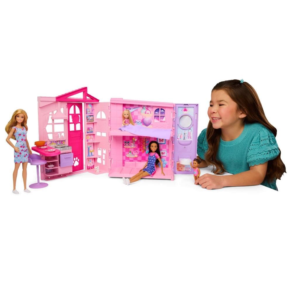 Barbie Conjunto de Brinquedo Casa Glam com Boneca