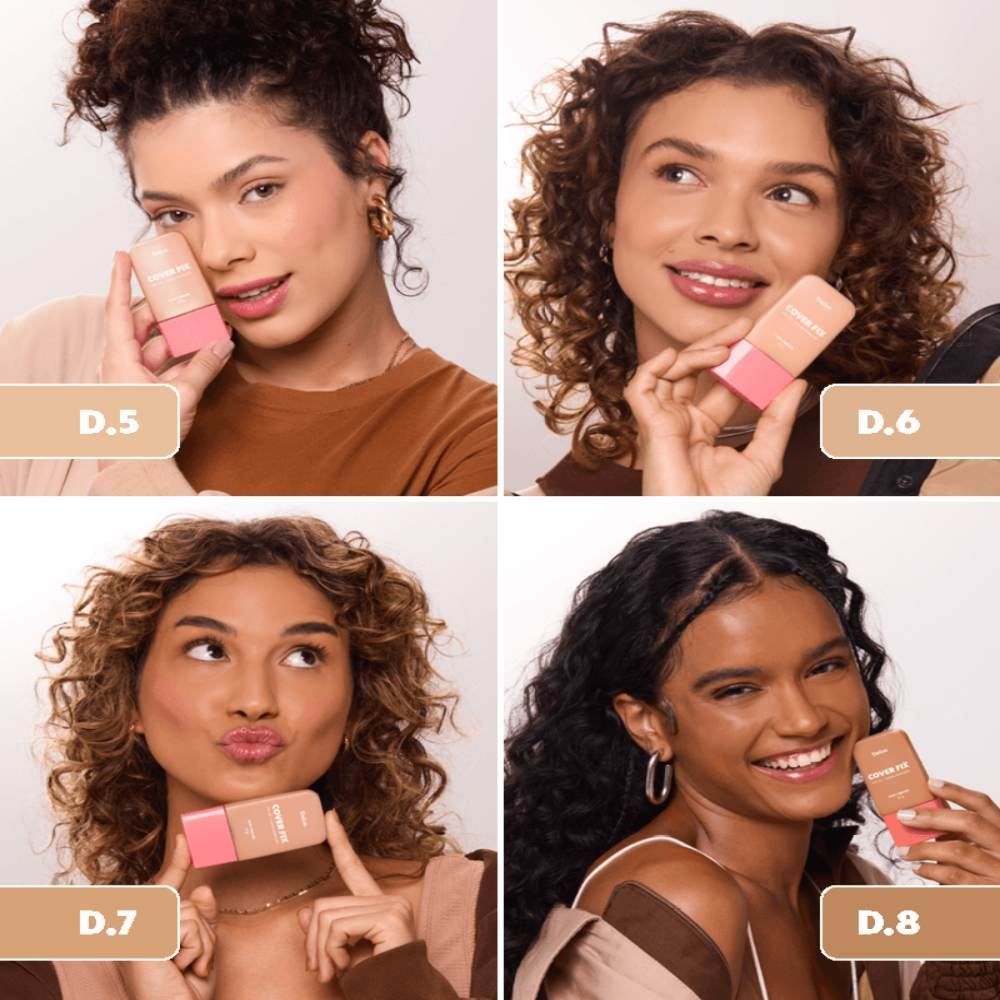 Base Líquida Cover Fix Cor D7 Medio Dailus 27 G - 27g