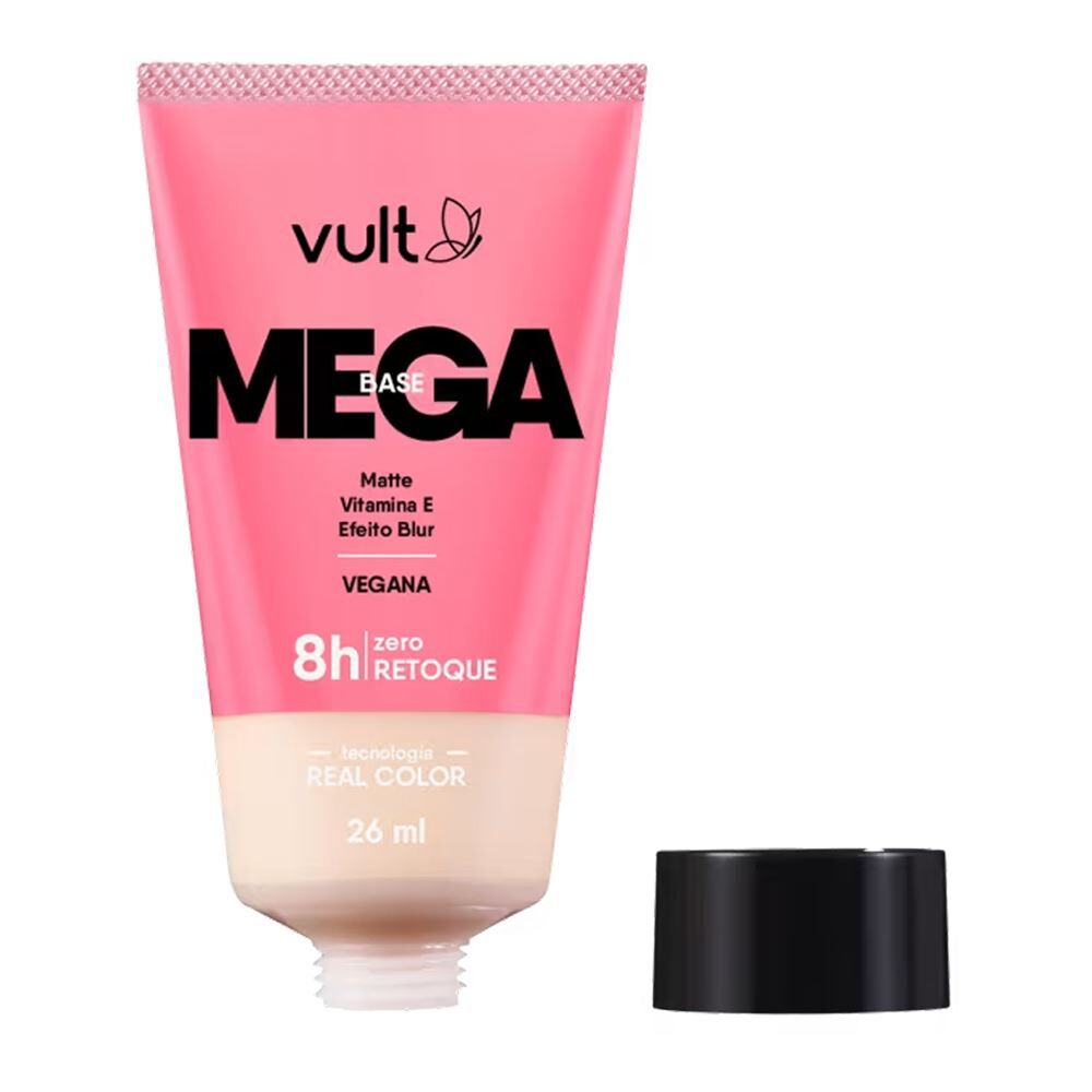 Base Liquida Mega 26Ml Vult V200 - Tonalidade Clara