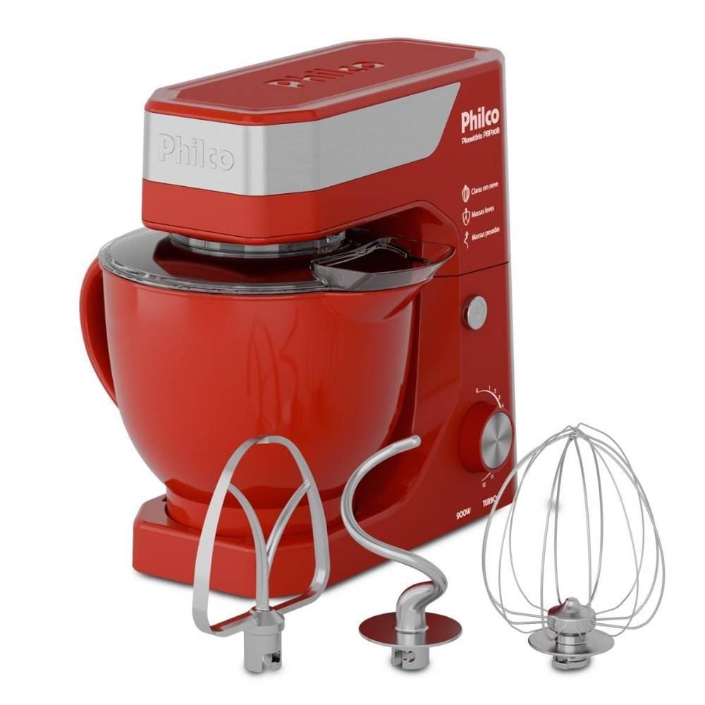 Batedeira Planetária Philco 5L 12 Velocidades 900W PBP90B