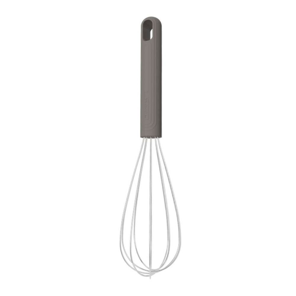 Batedor Manual Tramontina Softta Aço Inox 30Cm - Cinza