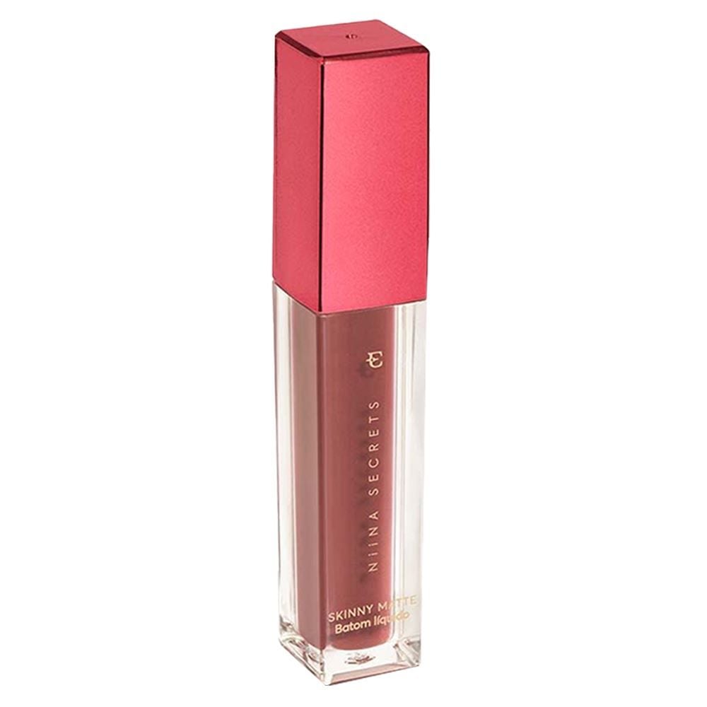 Batom Liquido Skinny Matte Malva Camélia 5Ml Eudora Niina