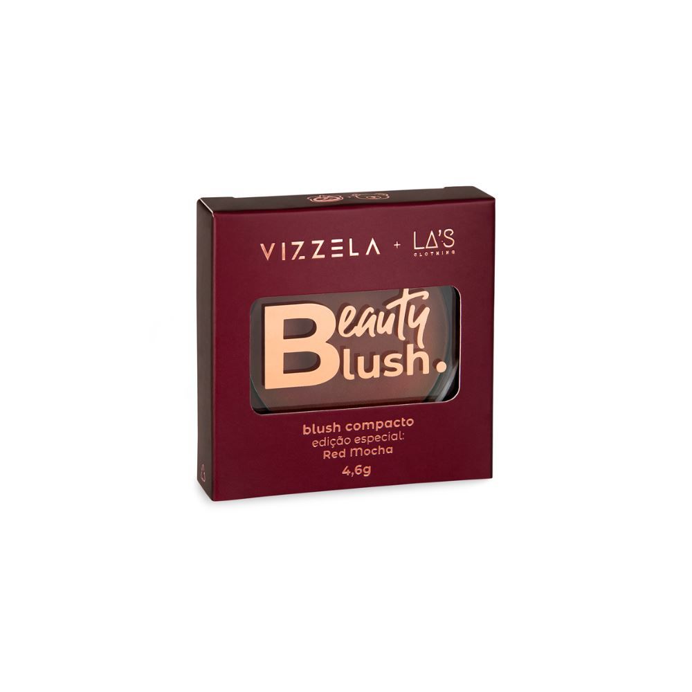 Beauty Blush Vizzela Red Mocha Las - Vegano - 4,6G