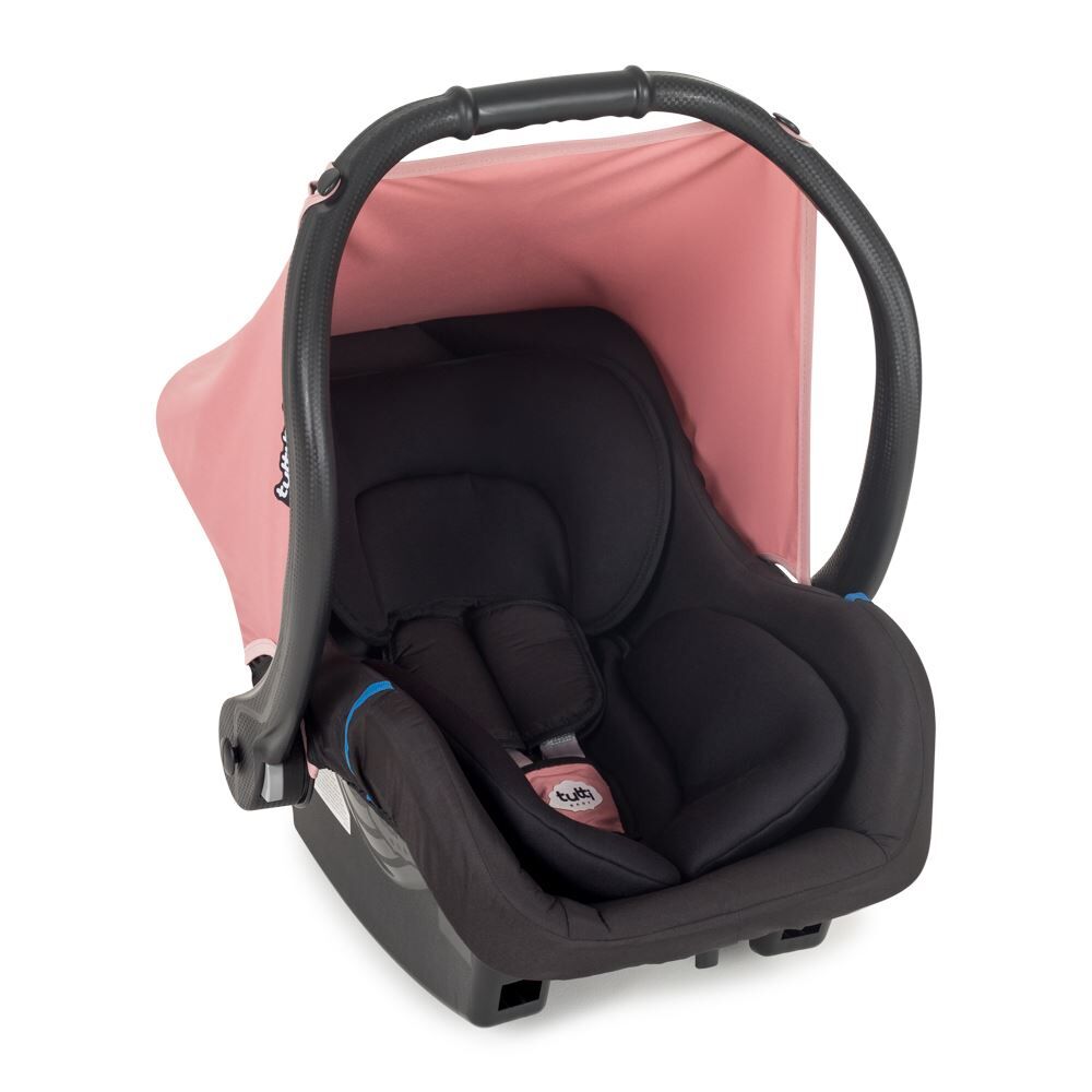 Bebê Conforto Ello Cadeirinha para Carro Infantil 0 a 13Kg Tutti Baby - ROSA E PRETO