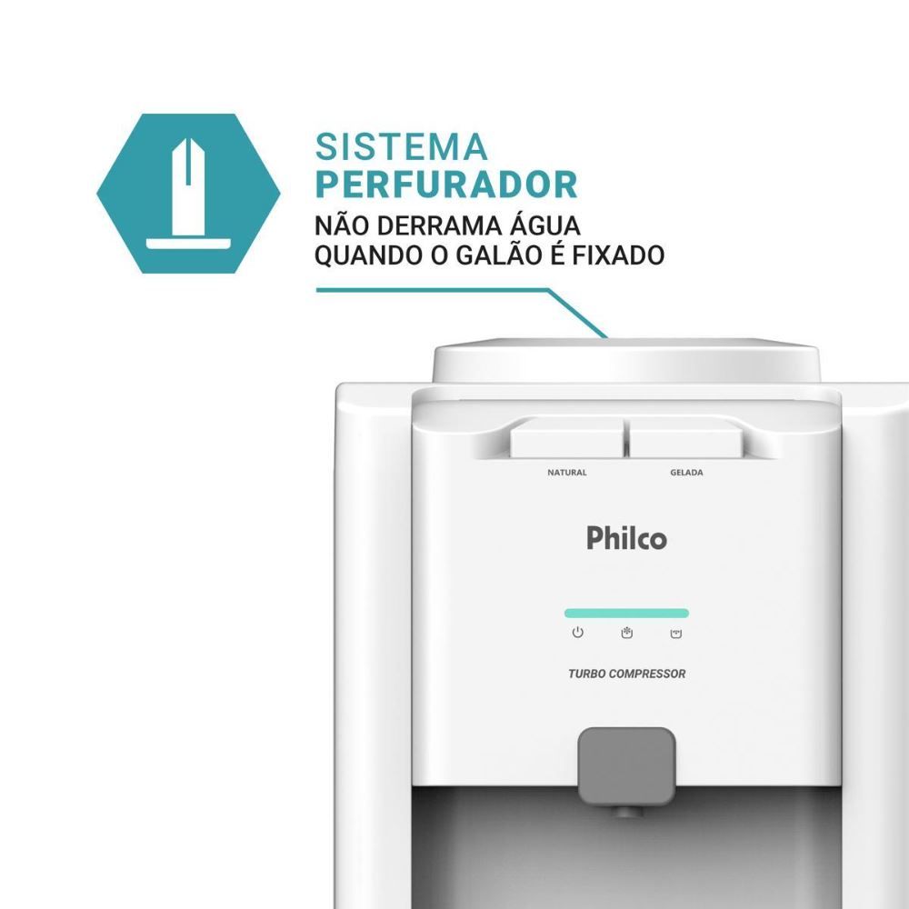 Bebedouro de Coluna 10 e 20 Litros Philco PBE80A