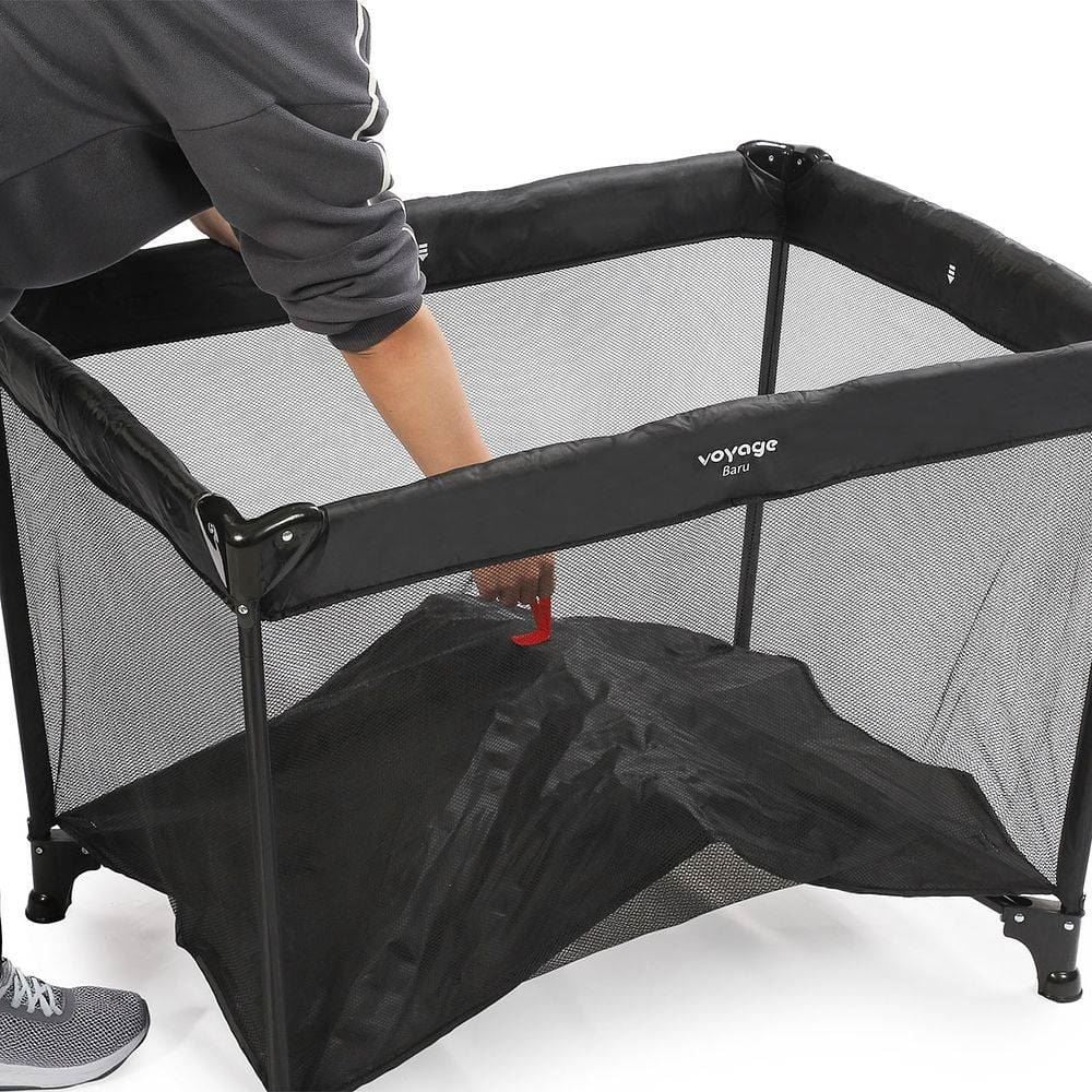 Berço Portátil Baru Voyage - Preto