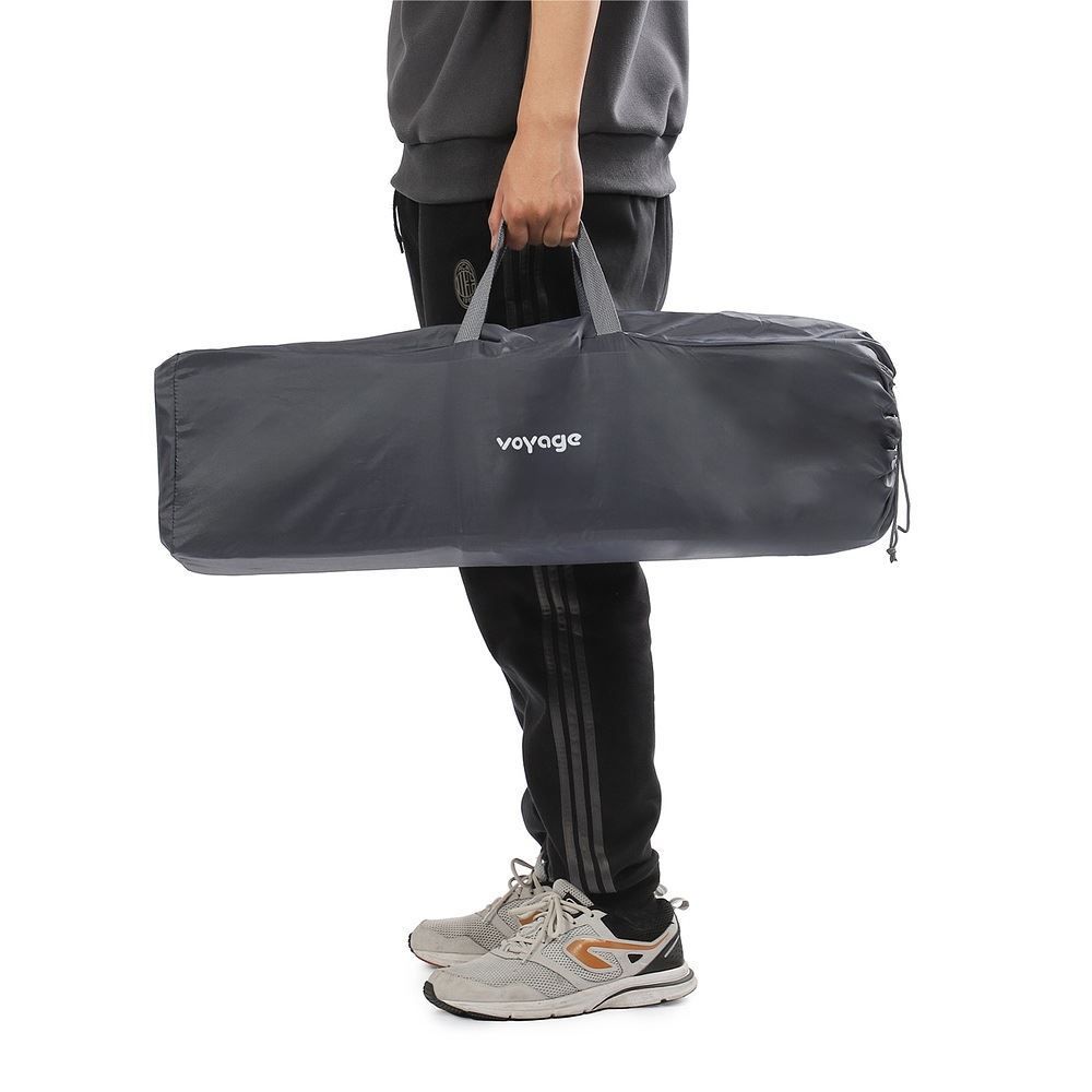 Berço Portátil Baru Voyage - Cinza