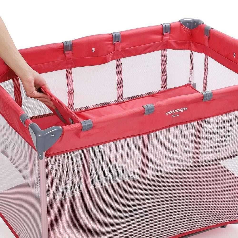 Berço Portátil Baru Voyage - Rosa