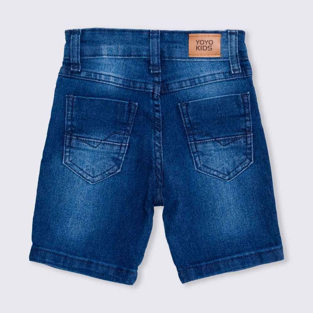 Bermuda 1 a 3 anos Jeans Comfort Yoyo Kids