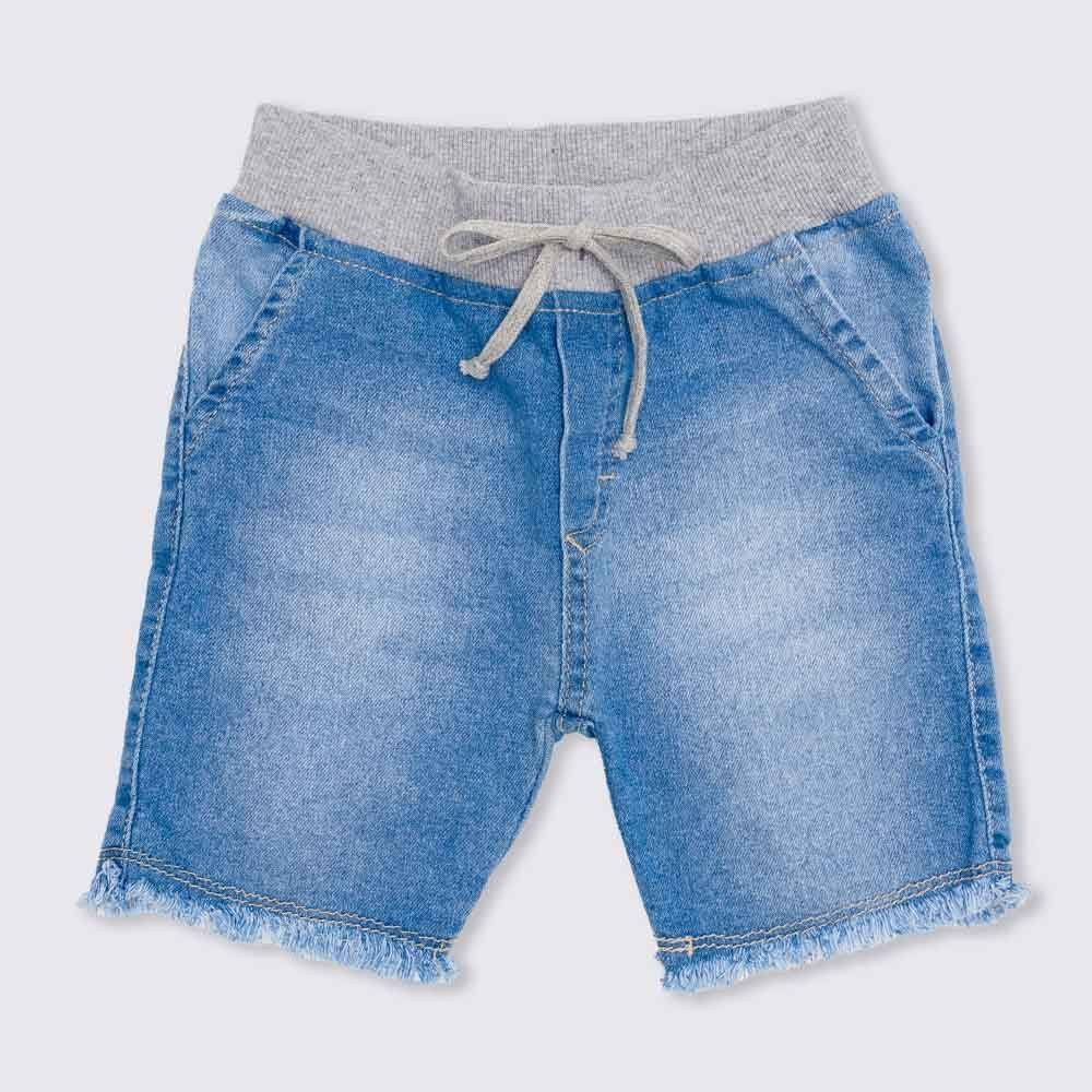 Bermuda 1 a 3 anos Jeans Cós de Ribana Yoyo Kids