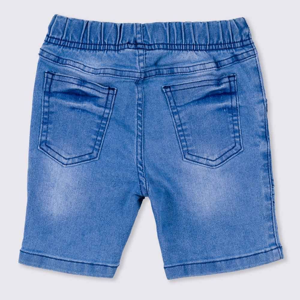 Bermuda 1 a 3 anos Jeans Jogger + Cordão Yoyo Kids
