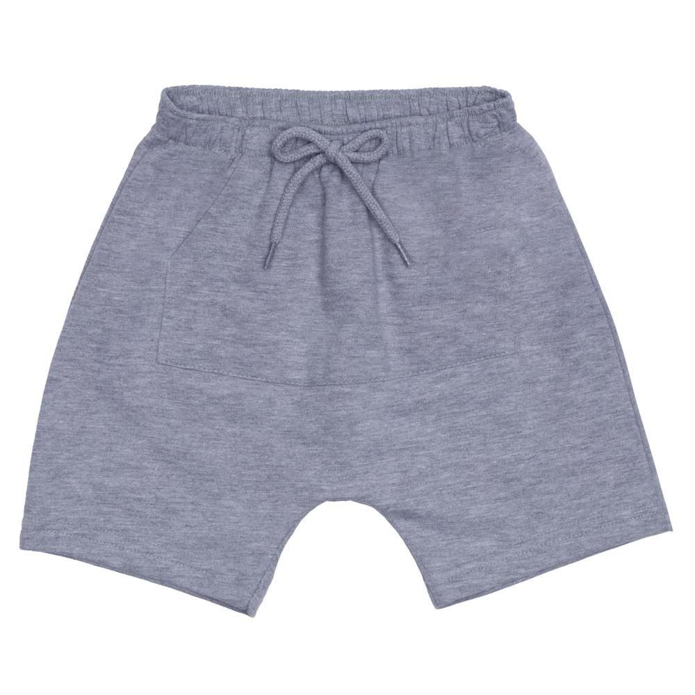 Bermuda 1 a 3 anos Moletom Liso Básico Yoyo Kids