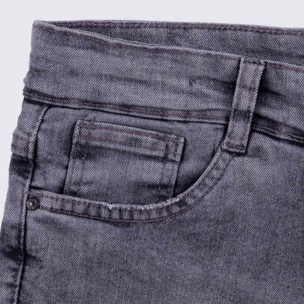 Bermuda 12 a 16 anos Jeans Escuro Estonado Hot Dog
