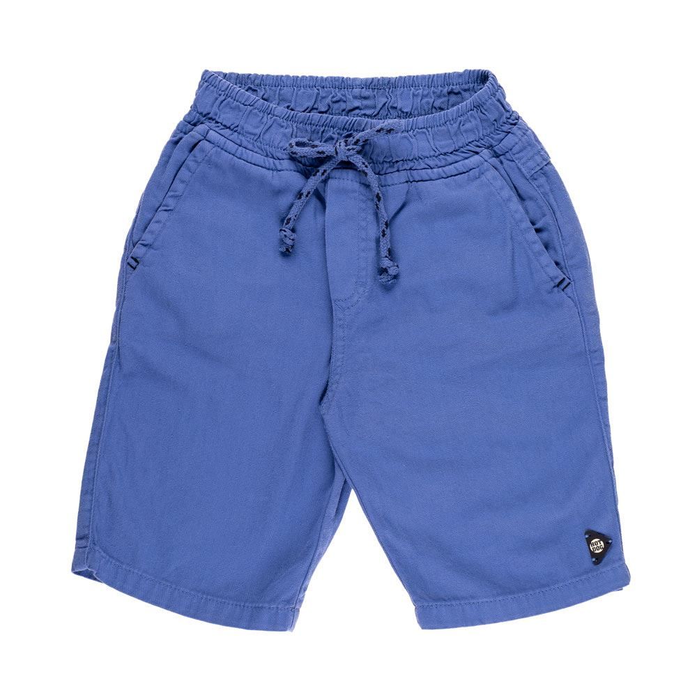 Bermuda de 4 a 10 Anos Sarja Jogger com Travete Hot Dog