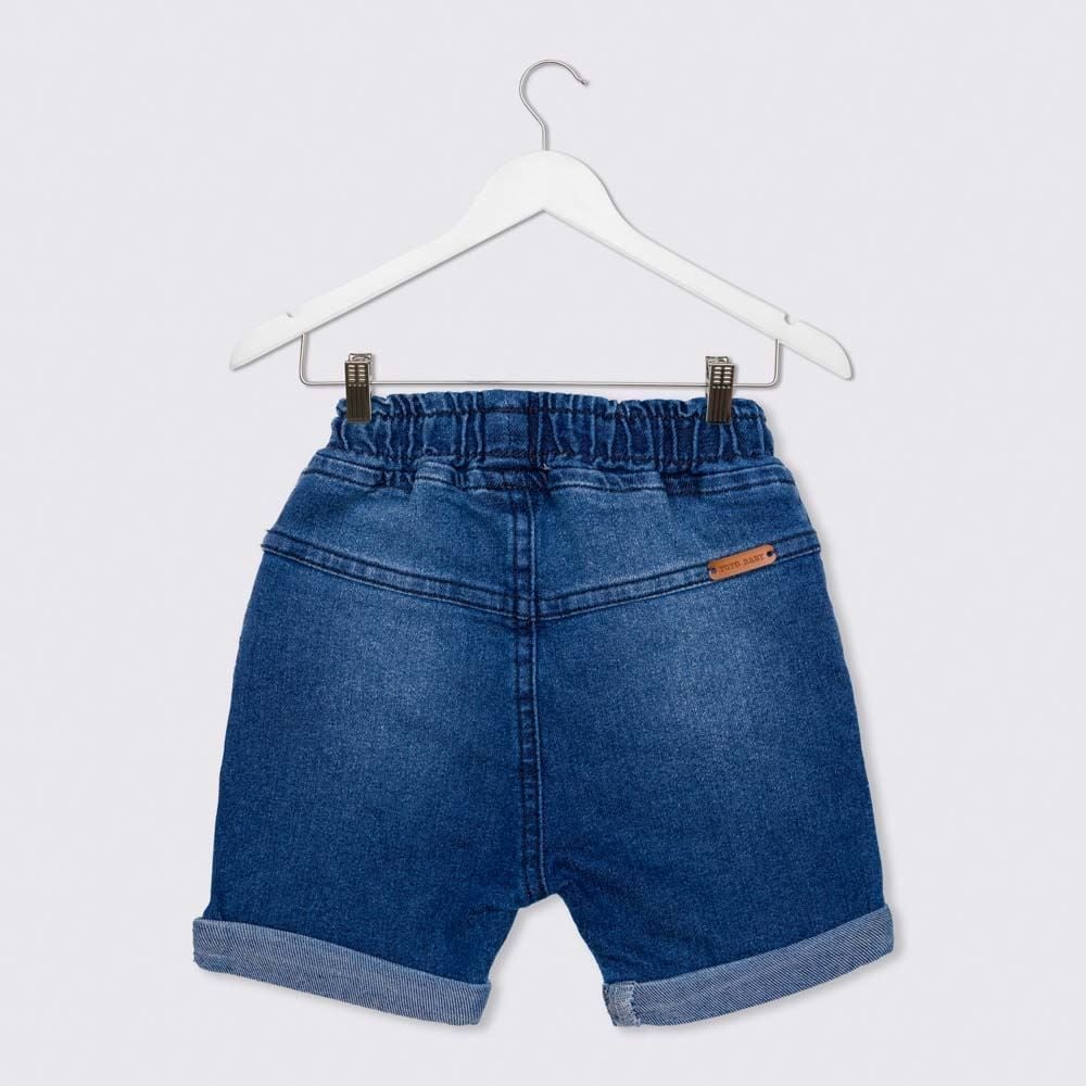 Bermuda de Bebê Jeans Jogger Yoyo Baby