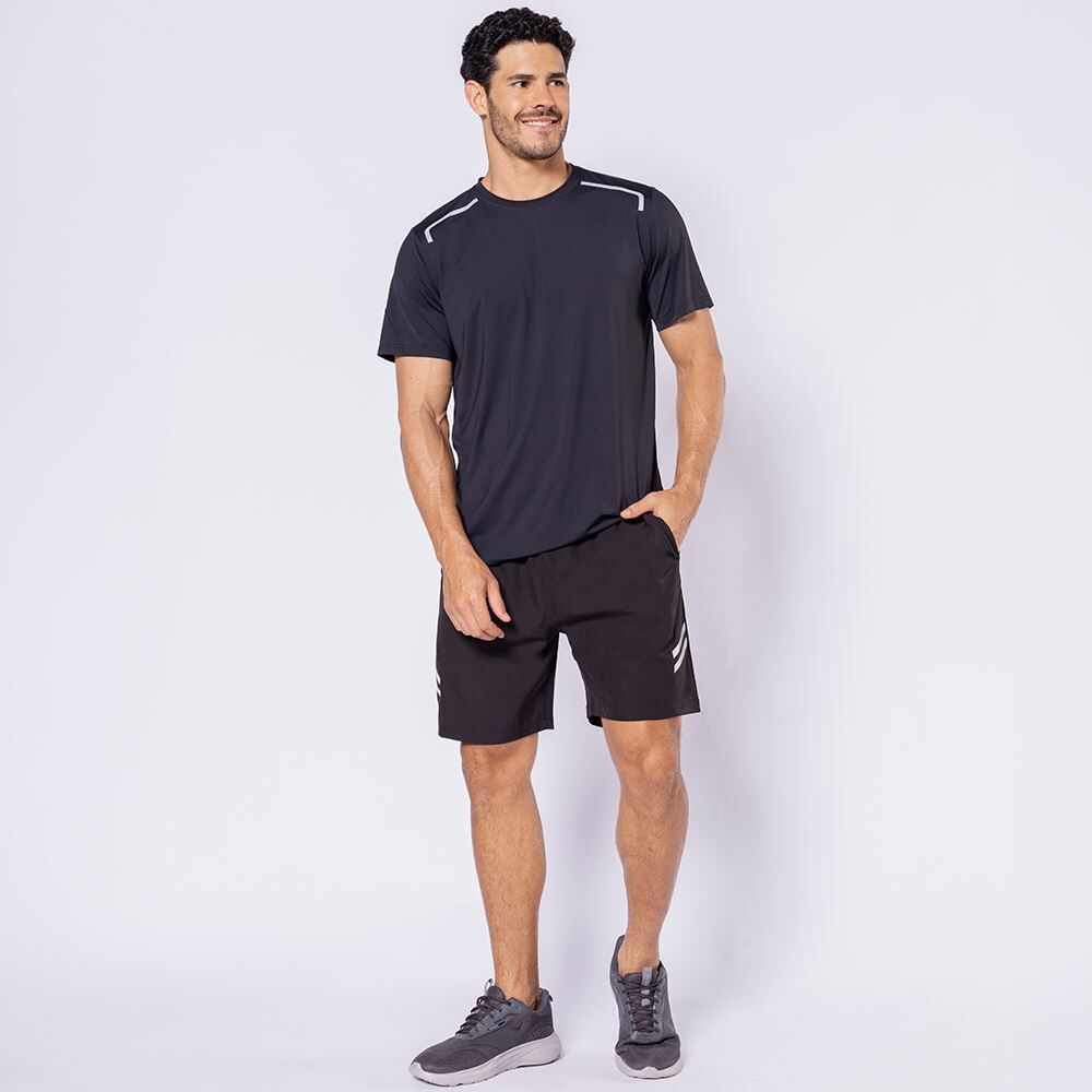 Bermuda Esportiva Masculina Tactel Com Refletivo Scream