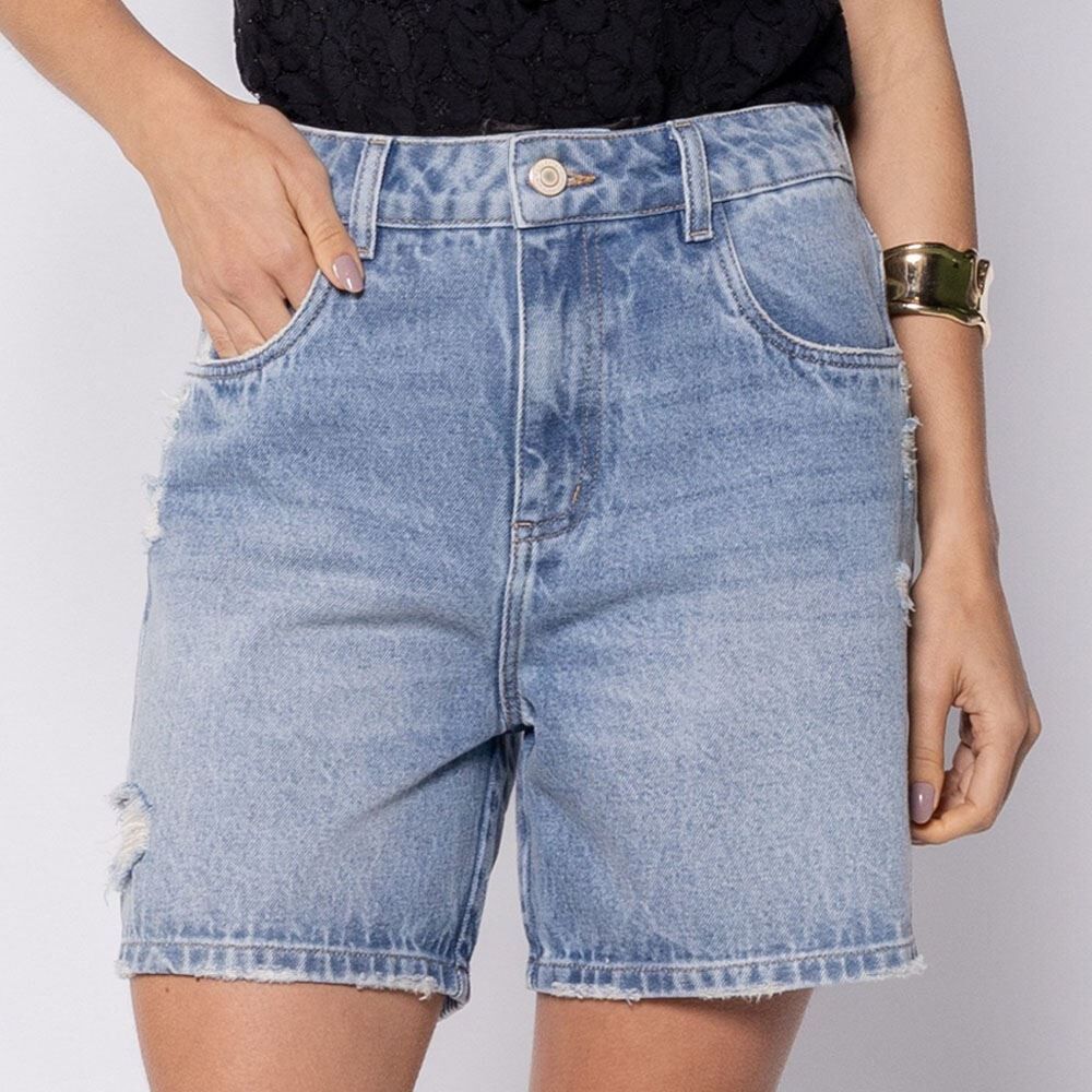 Bermuda Feminina Jeans Sawary