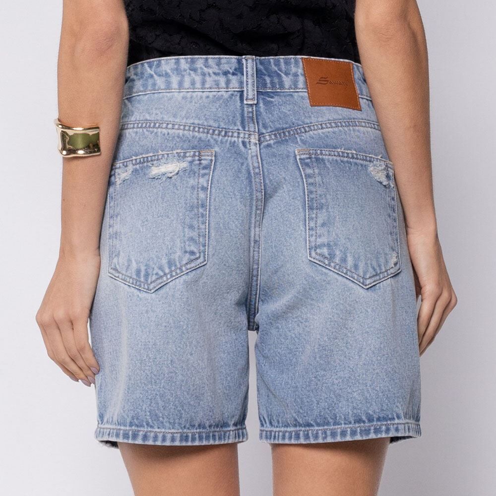 Bermuda Feminina Jeans Sawary