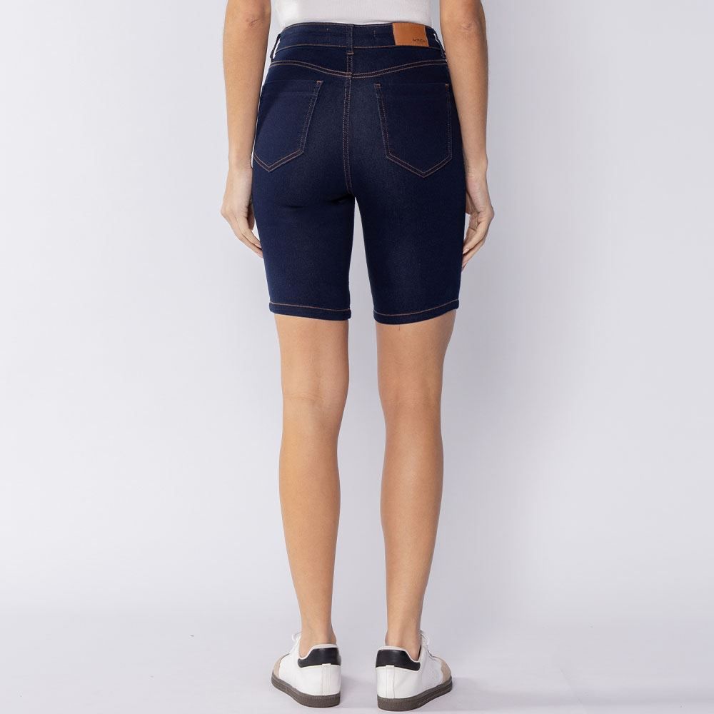 Bermuda Feminina Jeans Ciclista Patricia Foster