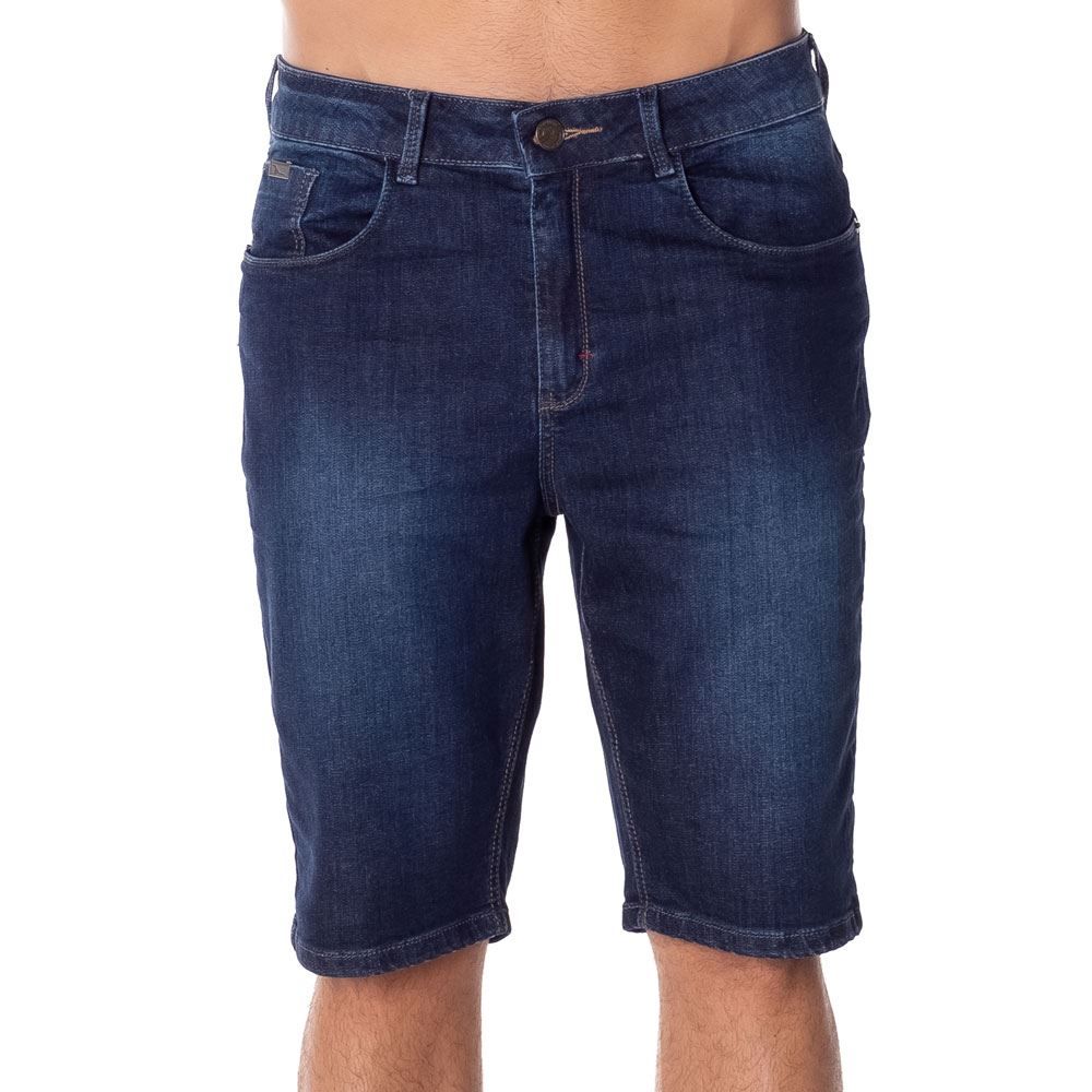 Bermuda Jeans com Leve Used Marc Alain