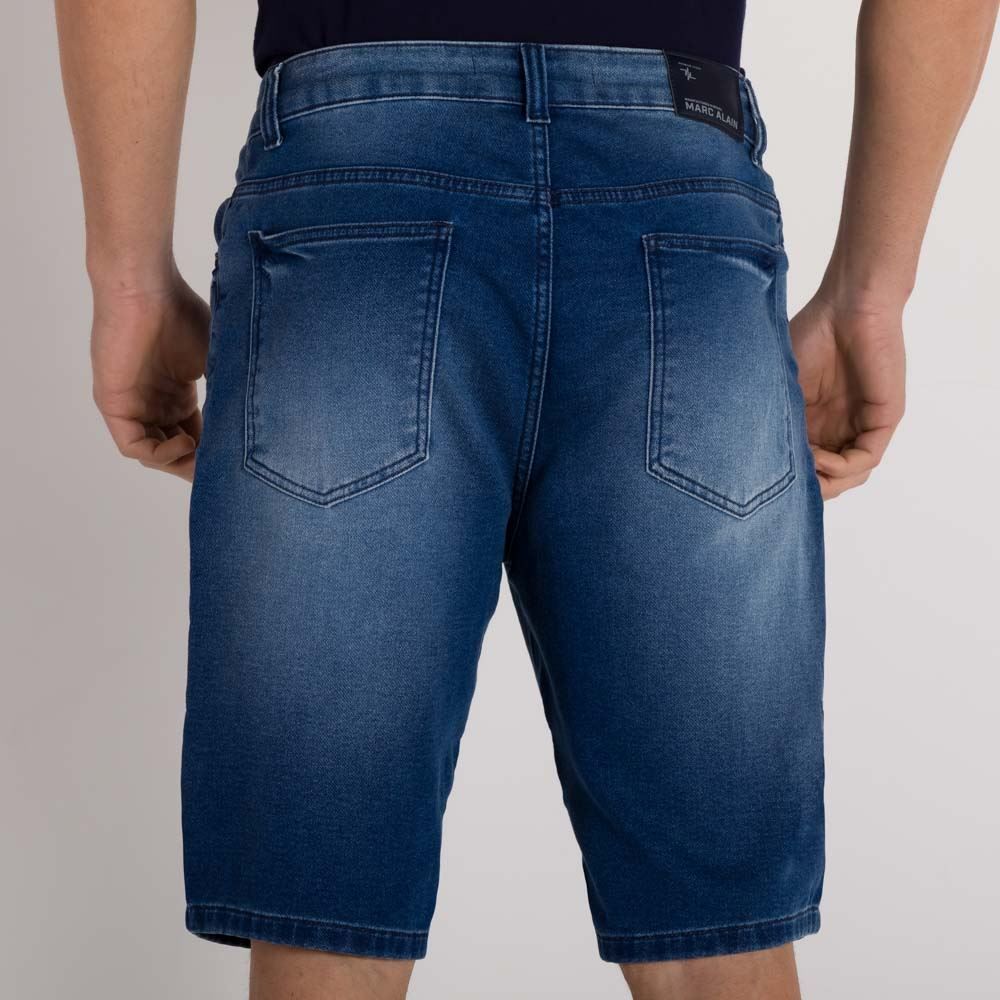 Bermuda Jeans em Elastano Marc Alain