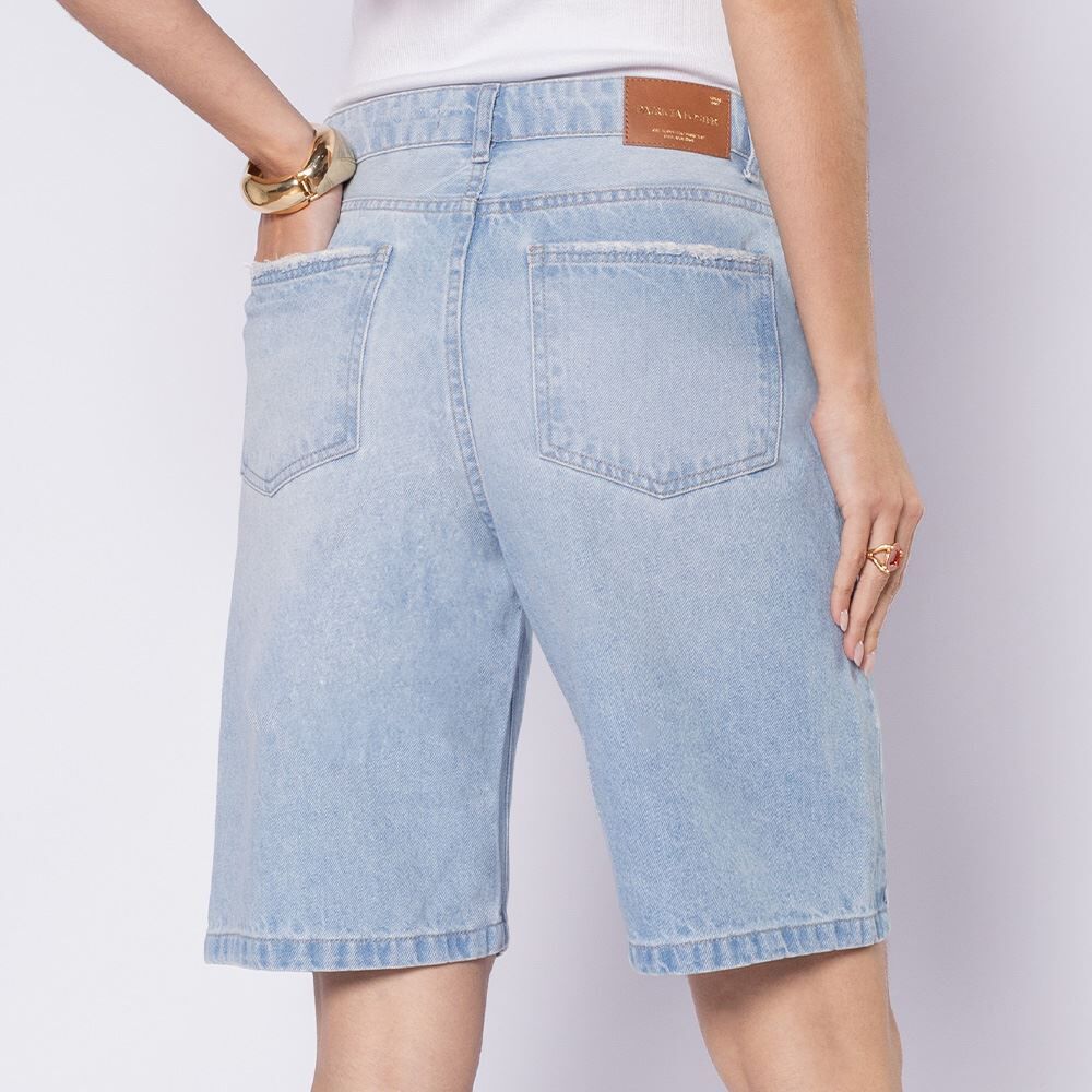 Bermuda Jeans Feminina Patricia Foster
