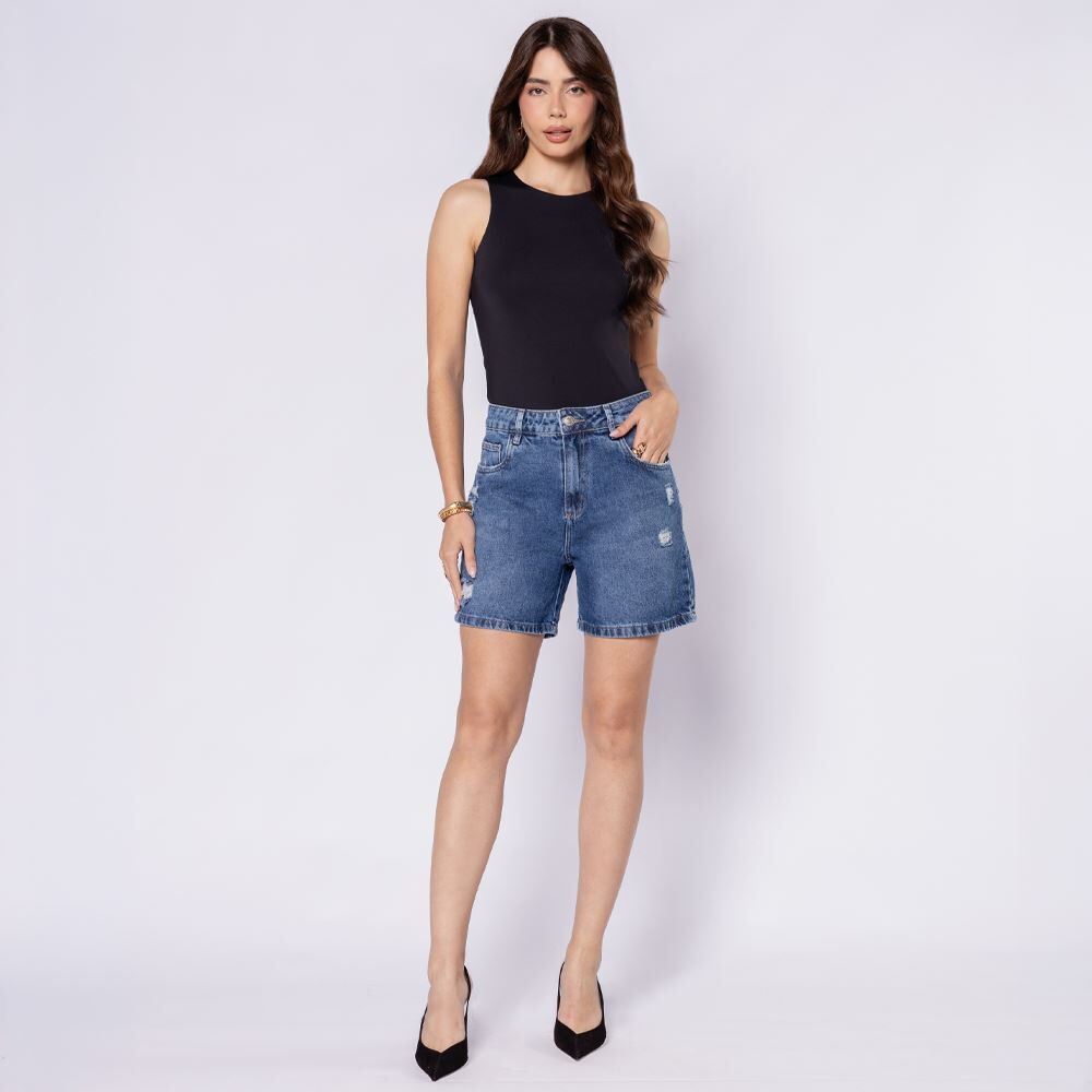 Bermuda Jeans Feminina Sawary