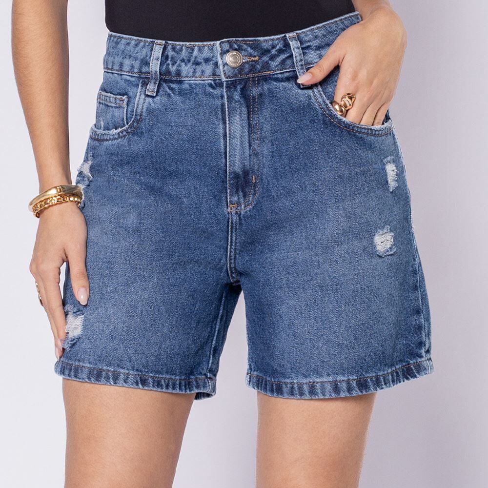 Bermuda Jeans Feminina Sawary