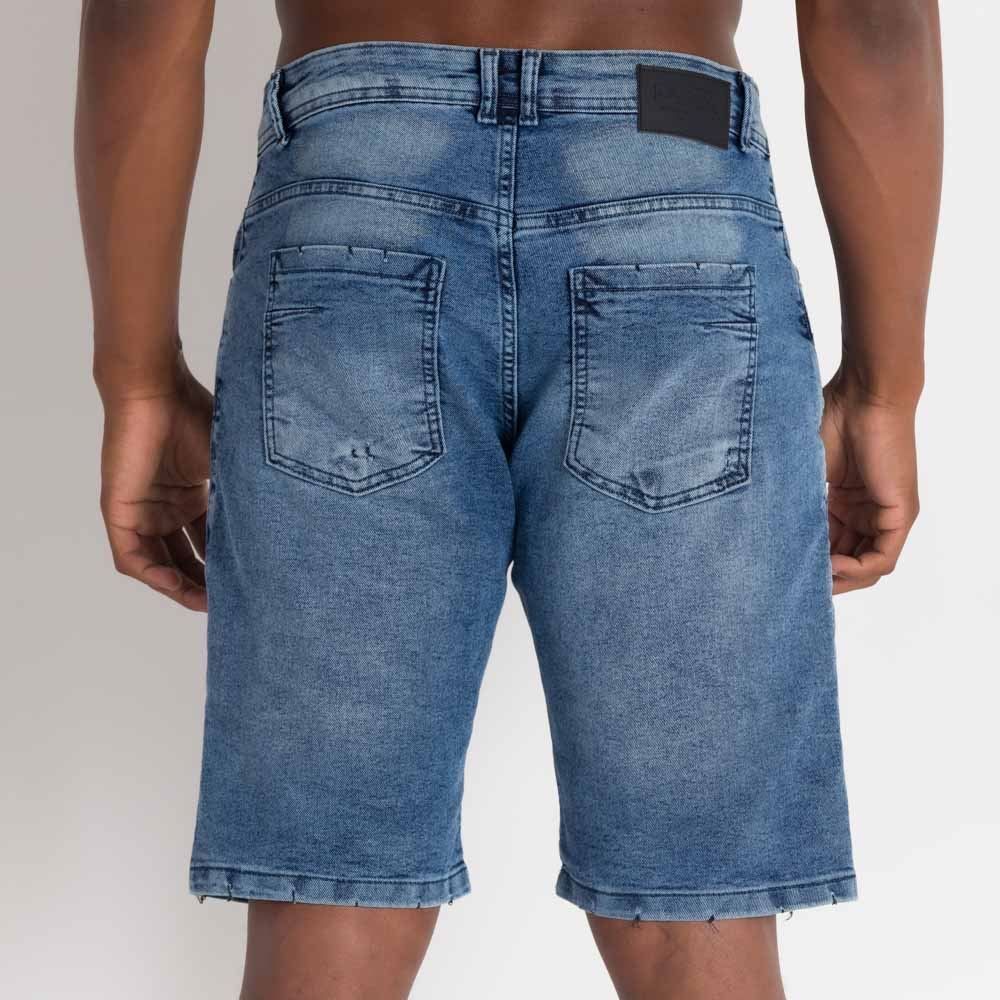 Bermuda Jeans Masculino Slim Nicoboco