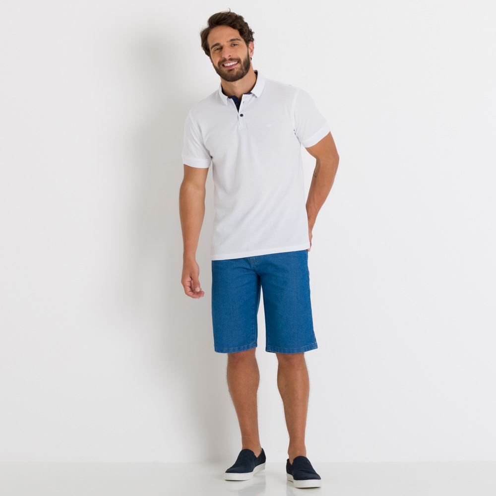 Bermuda Jeans Masculino Tradicional Marc Alain
