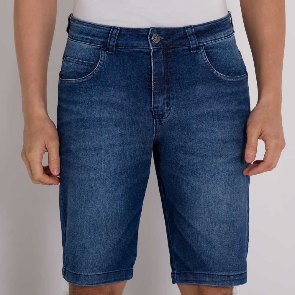 Bermuda Jeans Média Skinny Rock&Soda
