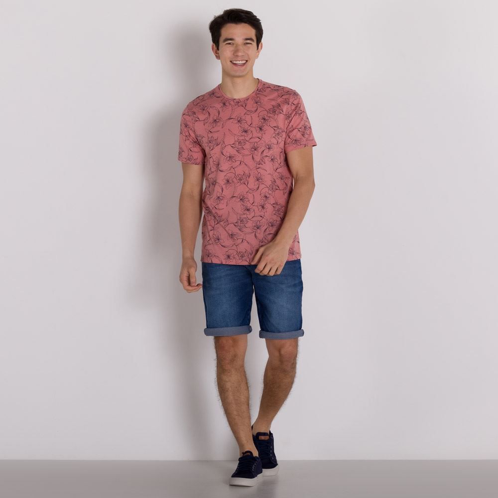 Bermuda Jeans Média Skinny Rock&Soda