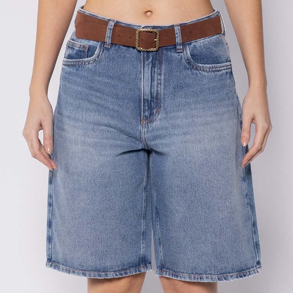 Bermuda Jorts Feminina Jeans Patricia Foster